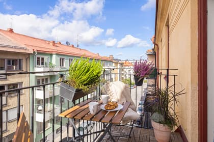 Balkong eller utsiktsbild