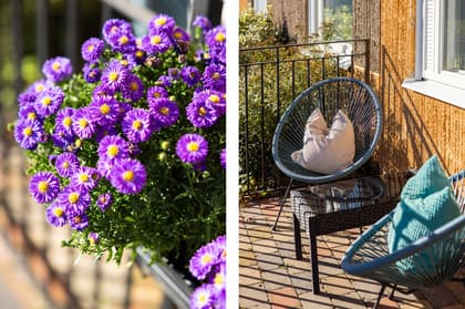 Balkong eller utsiktsbild