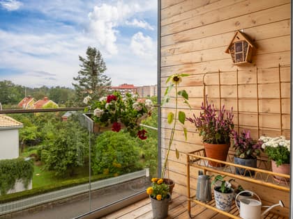 Balkong eller utsiktsbild