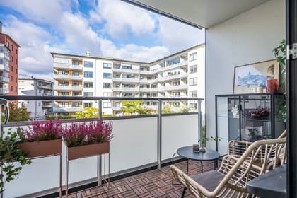 Balkong eller utsiktsbild