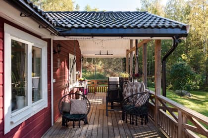 Balkong eller utsiktsbild