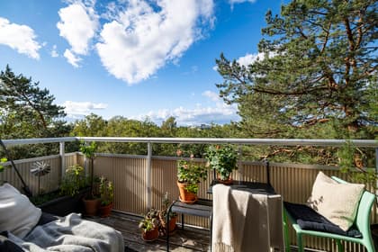 Balkong eller utsiktsbild