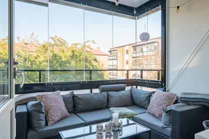 Balkong eller utsiktsbild