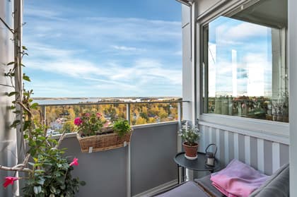 Balkong eller utsiktsbild