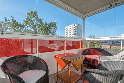 Balkong eller utsiktsbild