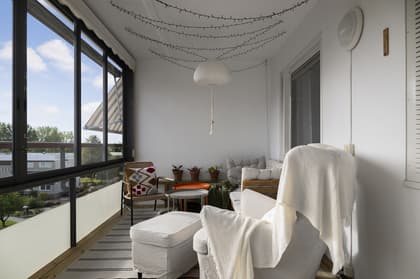 Balkong eller utsiktsbild