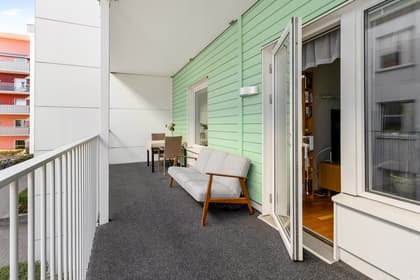 Balkong eller utsiktsbild