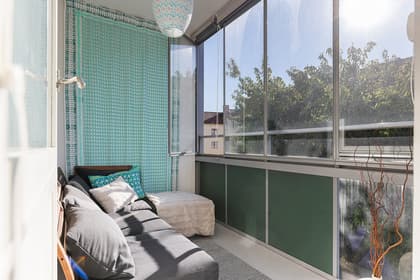 Balkong eller utsiktsbild