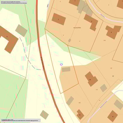 Illustrerad karta över fastigheten eller området