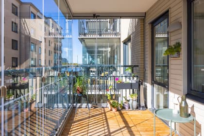 Balkong eller utsiktsbild