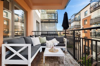 Balkong eller utsiktsbild