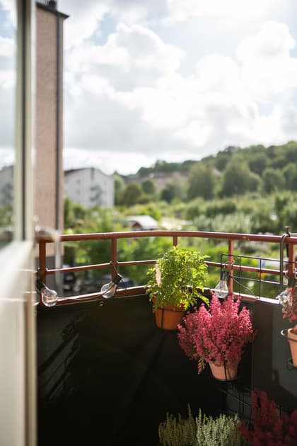 Balkong eller utsiktsbild