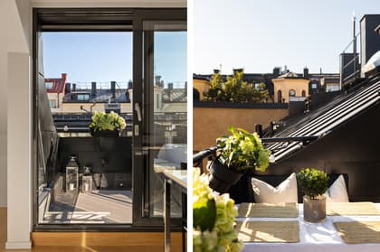 Balkong eller utsiktsbild