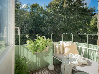 Balkong eller utsiktsbild