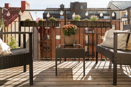 Balkong eller utsiktsbild