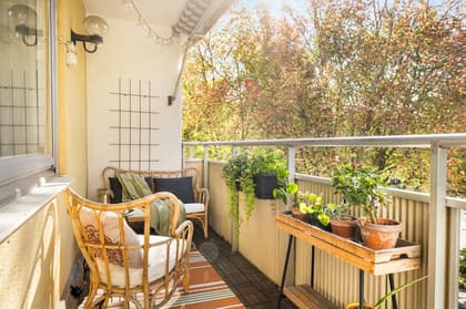 Balkong eller utsiktsbild