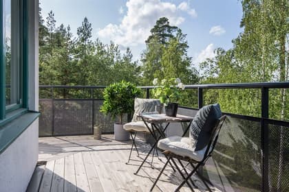 Balkong eller utsiktsbild