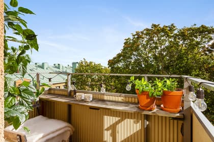 Balkong eller utsiktsbild