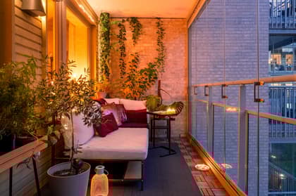 Balkong eller utsiktsbild