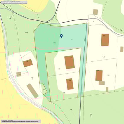 Illustrerad karta över fastigheten eller området