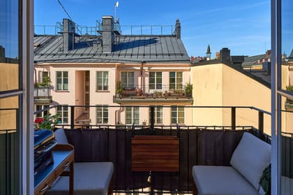 Balkong eller utsiktsbild