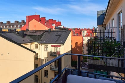 Balkong eller utsiktsbild