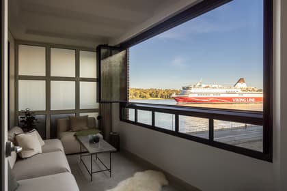 Balkong eller utsiktsbild