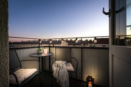 Balkong eller utsiktsbild