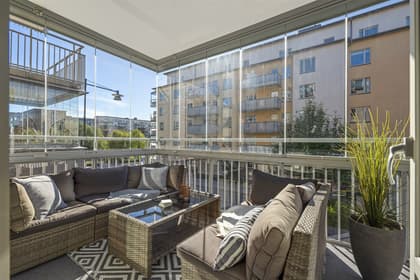 Balkong eller utsiktsbild