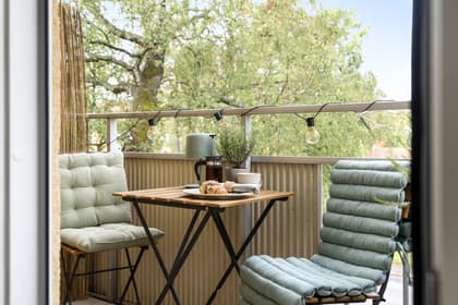 Balkong eller utsiktsbild