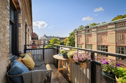 Balkong eller utsiktsbild