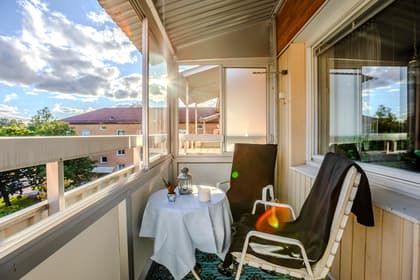 Balkong eller utsiktsbild