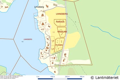 Illustrerad karta över fastigheten eller området