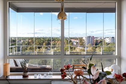 Balkong eller utsiktsbild