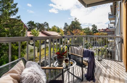 Balkong eller utsiktsbild