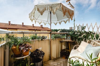 Balkong eller utsiktsbild