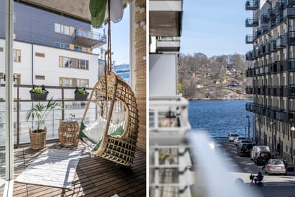 Balkong eller utsiktsbild