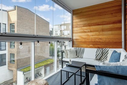 Balkong eller utsiktsbild