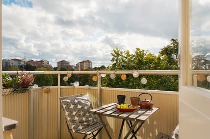 Balkong eller utsiktsbild