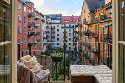 Balkong eller utsiktsbild