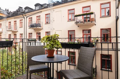 Balkong eller utsiktsbild