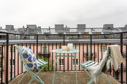 Balkong eller utsiktsbild