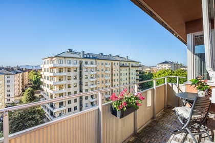 Balkong eller utsiktsbild