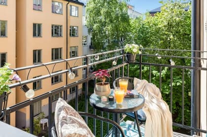 Balkong eller utsiktsbild