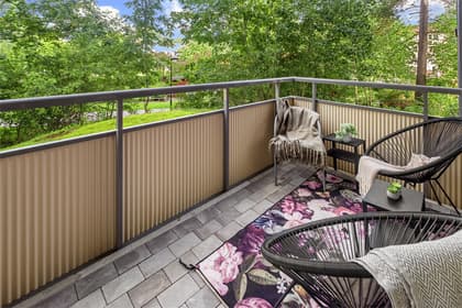 Balkong eller utsiktsbild