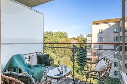 Balkong eller utsiktsbild