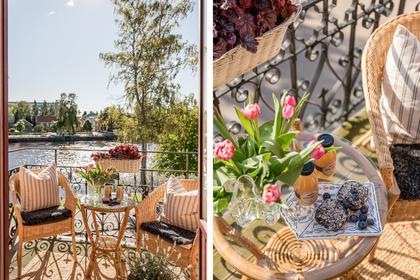 Balkong eller utsiktsbild