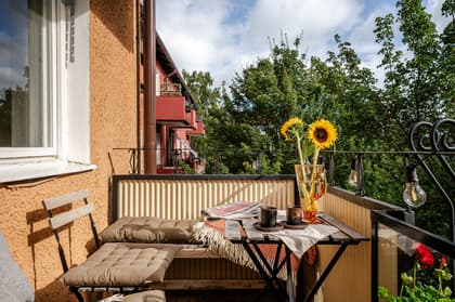 Balkong eller utsiktsbild