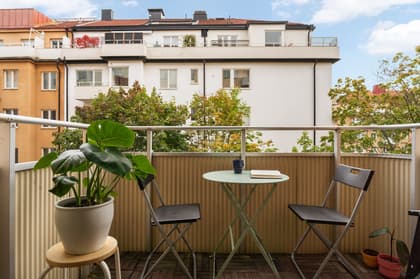 Balkong eller utsiktsbild