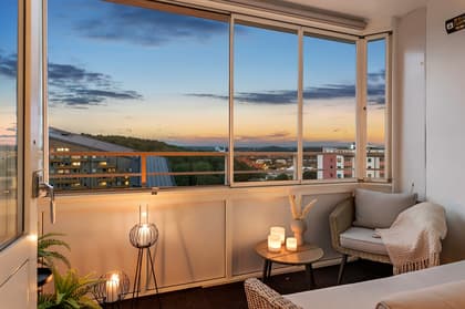 Balkong eller utsiktsbild